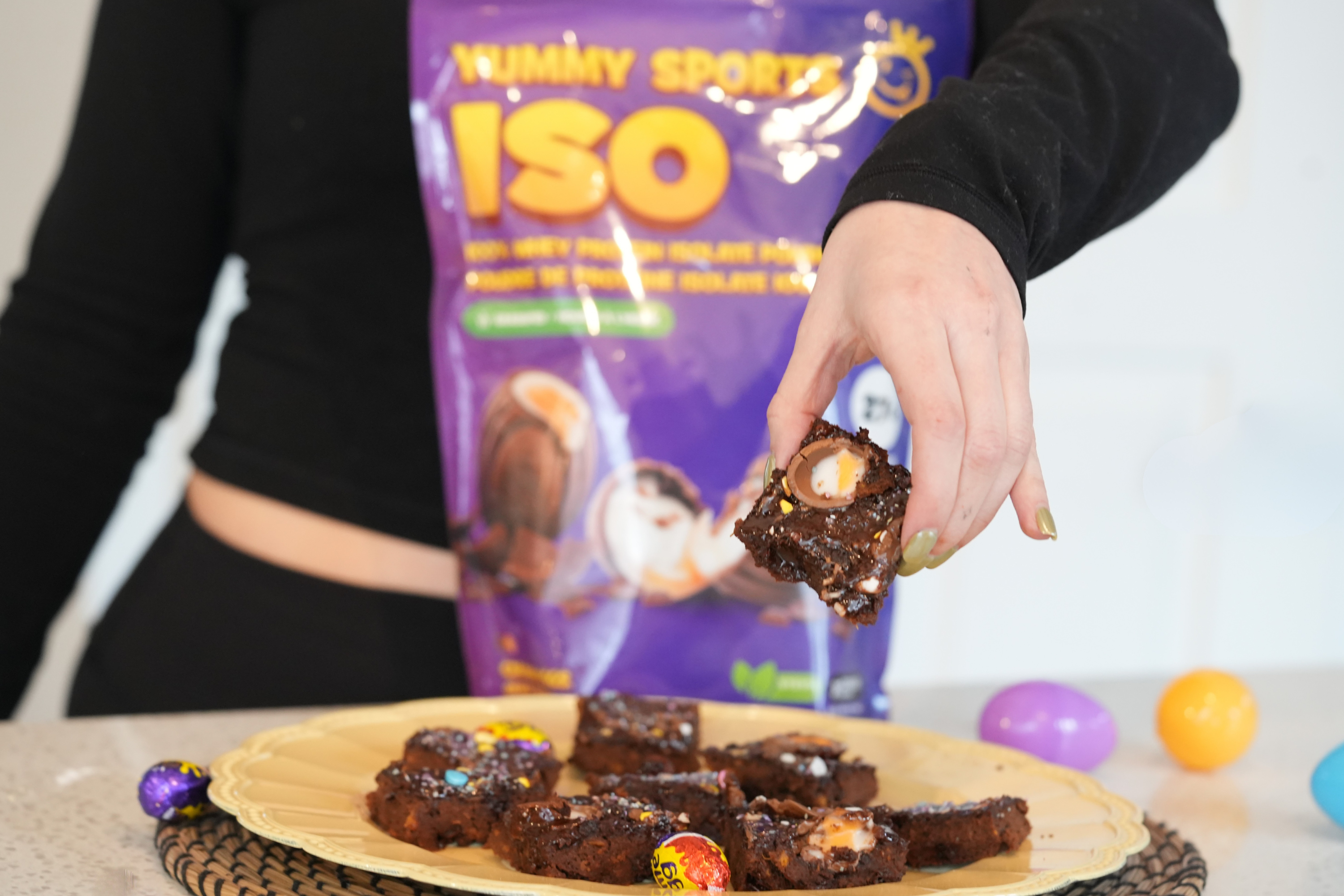 Ultra-Fudgy Easter Brownies