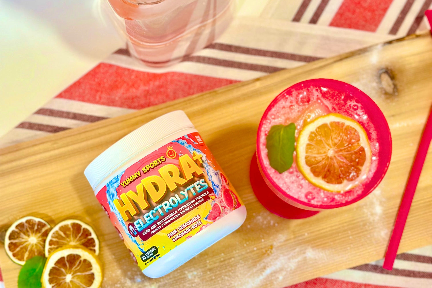 Pink Lemonade Electrolyte Mocktail