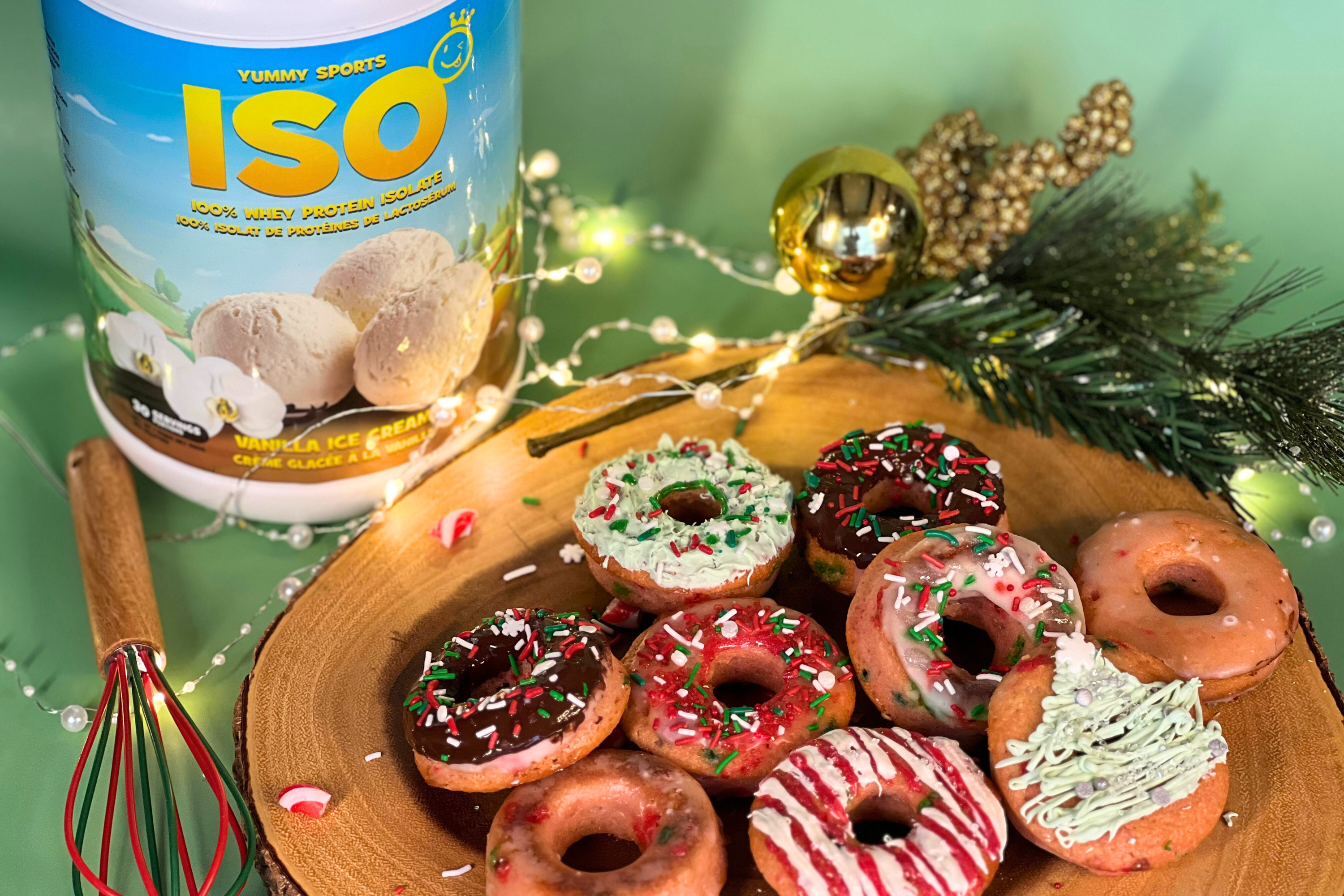 Protein Holiday Donuts