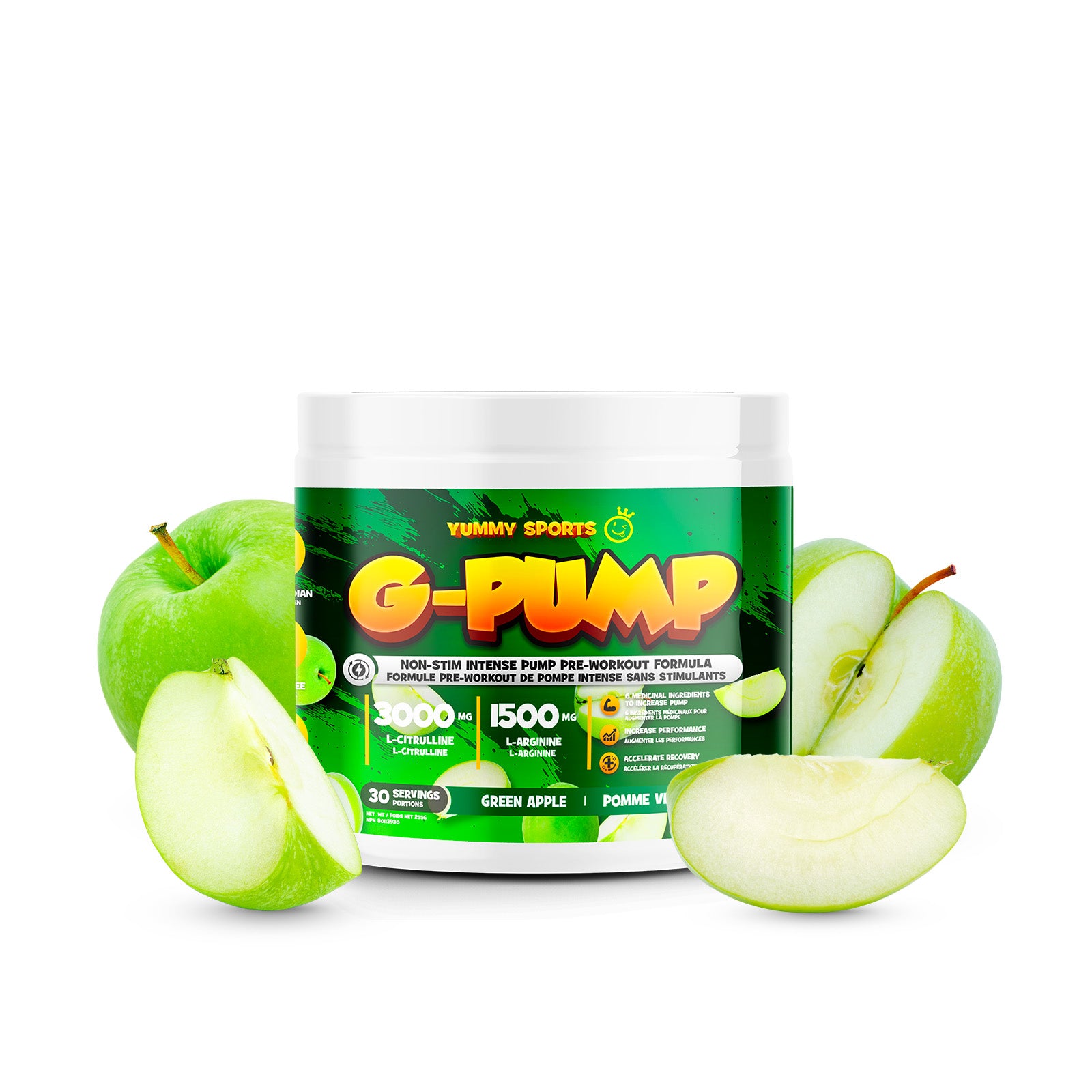 G-Pump Non-Stimulant Pre-Workout Yummy Sports1
