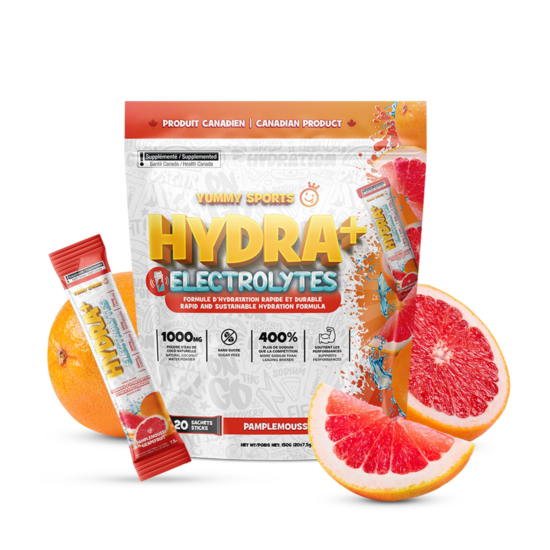 Hydra+ Électrolytes - 20 sachets