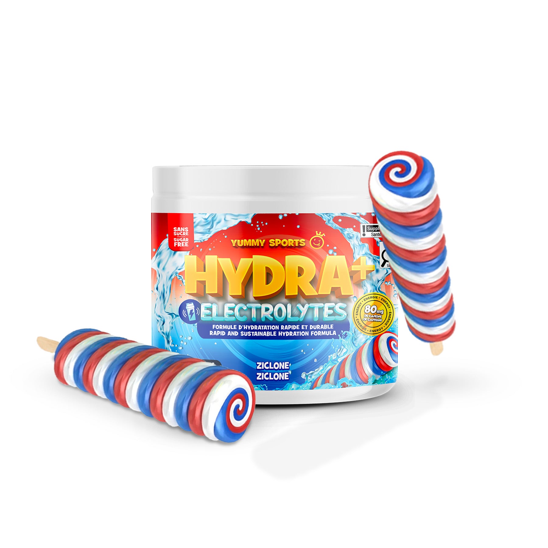 Hydra+ Électrolytes (avec caféine)