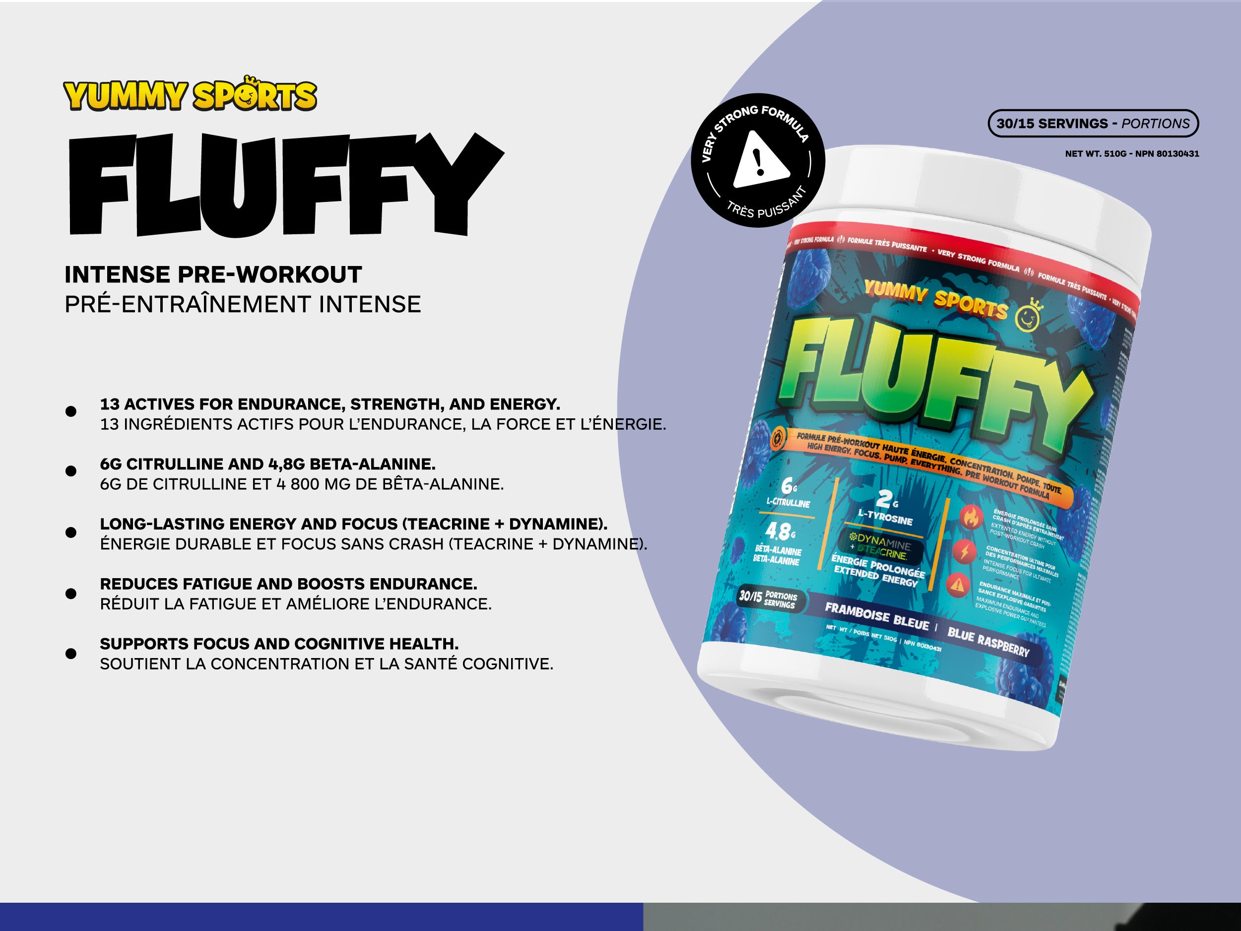 Fluffy Intense Pre-Workout | Yummy Sports